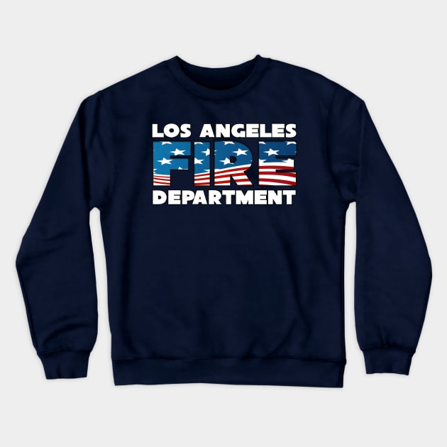 Los Angeles Fire Department Crewneck Sweatshirt by ZombeeMunkee